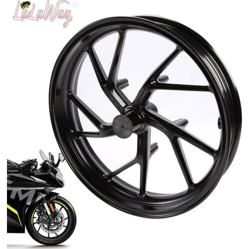 Motorcycle Original 12 Inch Front Wheel Rim 70mm R17 Disc Install Aluminum Alloy For CFMOTO 250SR CF250-6 ,Bright & Dumb black