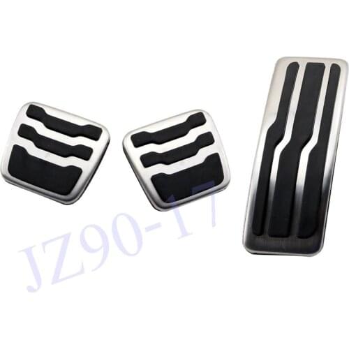 Non-slip Stainless MT Pedal steel Accelerator Brake pedals Fit For Ford Everest Ranger 2015 2016 2017 2018 2019 Accessories
