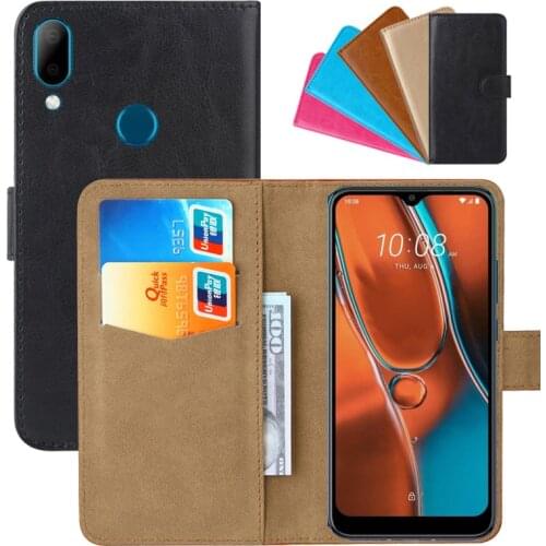Luxury Wallet Case For HTC Wildfire E2 PU Leather Retro Flip Cover Magnetic Fashion Cases Strap