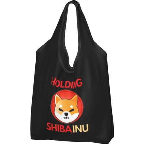 Shib Coin Shiba Inu Crypto Canvas Bag Women Cheap Bag Shiba Inu Ins Shoppers Bag