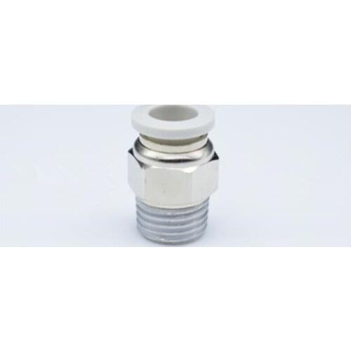 Trachea Copper Quick Connector White Thread Nickel Plated PC468-M5010203 Pneumatic Quick Plug Upright Connector