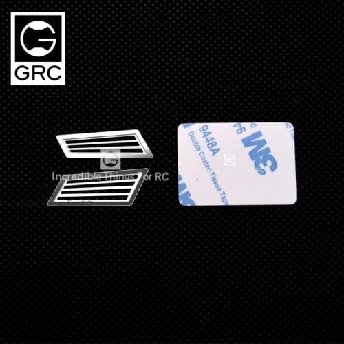 Trx4 G500 trx6 g63 stainless steel radiator grille side trim for 1 / 10 RC tracked vehicle traxxas trx-4 trx-6 car accessories