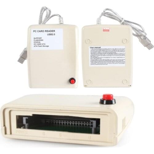 High Quality!!! USB to PCMCIA Adapter Flash Disk Memory Card Reader 68PIN CardBus To USB Adapter converter