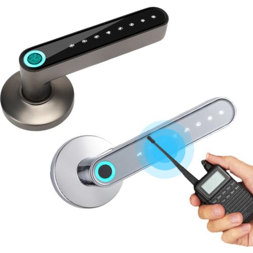 WAFU 016 Smart Spherical Handle, Fingerprint Lock, Indoor Wooden Door Without Opening The Lock Body, Smart Electronic Door Lock