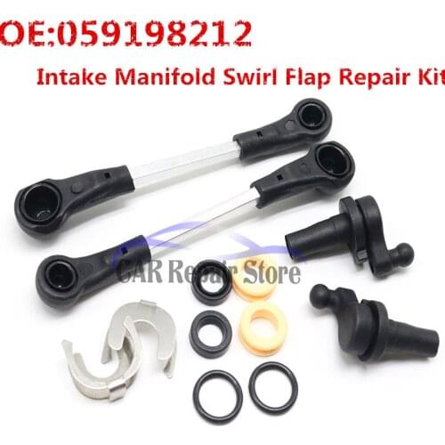 059198212 OEM Auto Part New Intake Manifold Swirl Flap Repair Kit For Audi A4 A5 A6 A7 A8 Q5 Q7 2.7 3.0 TDI For VW Porsche