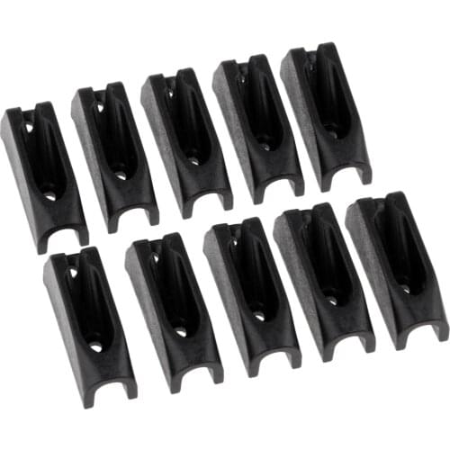 10 Pieces Kayak Rope Buckle Deck Mount Fitting for Canoe Inflatable Boat