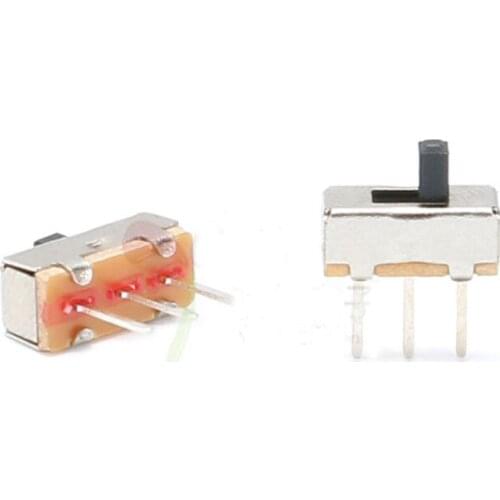 Free shipping 20pc SS12d00G3 Handle length 3MM SS12d00 Toggle Switches 3 Pin PCB Panel