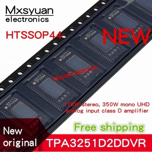 5pcs~50pcs TPA3251D2DDVR TPA3251D2 TPA3251 3251 HTSSOP44 New original Audio amplifier chip