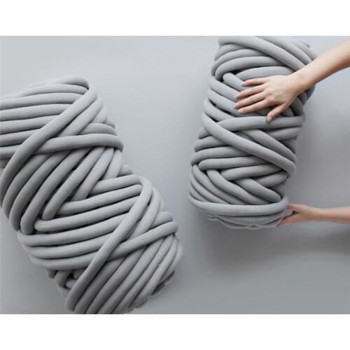 500G Core Yarn Super Coarse Line Knitting Wool Blanket Bulky Arm Roving Crocheting DIY Sewing Yarn Line Winter Warm Weaving Tool