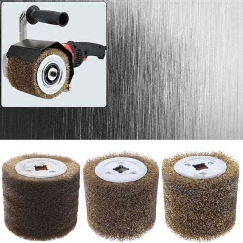 Deburring Abrasive Stainless Steel Wire Round Brush Polishing Grind Buffer Wheel-M18