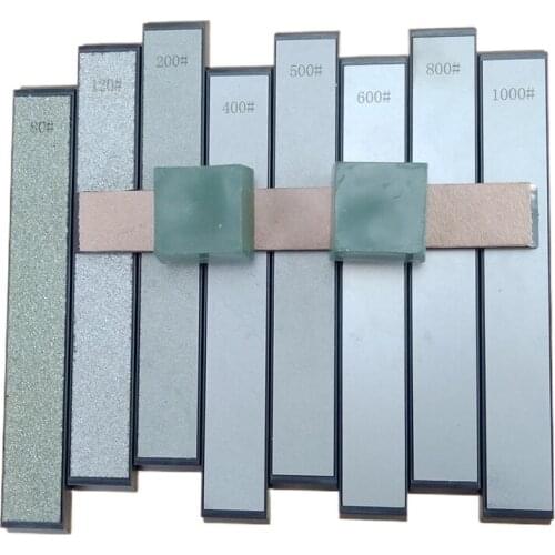 Diamond Knife Sharpener Whetstone Polished Leather Sharpener Kitchen Scissors Razor Sharpener 80-3000 Grit Diamond Whetstone