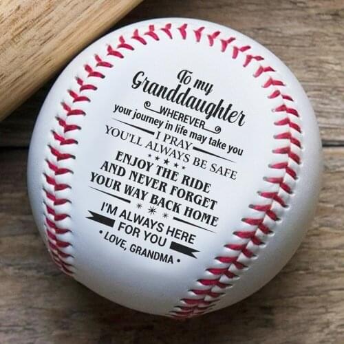 Grandma sends granddaughter I Will Never Outgrow A Place In Your Heart – Baseball Ball