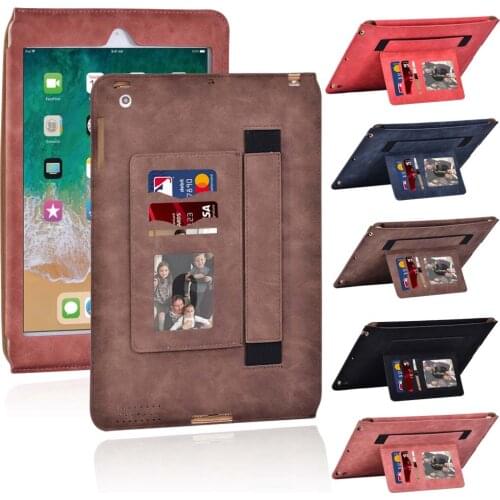 Tablet Case for Apple IPad Pro 9.7 Inch/IPad Air 1/2 9.7 Inch/Mini 1/2/3/4/5/IPad 2/3/4 PU Leather Folding Stand Cover Case