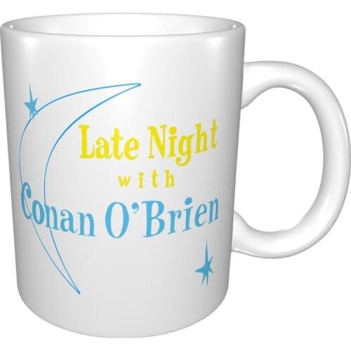 Conan O Brien Late Night With Blue Mug Coffee Cup Coffee Mug Viking Cup Horn Mug Cup Set