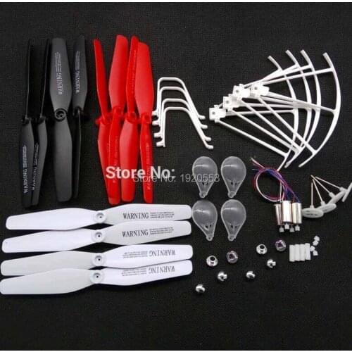 Syma X5UC X5UW RC Drone Parts Motors Engines Propeller Landing Skid Guard Propellers Protection Frame Gears Lampshade