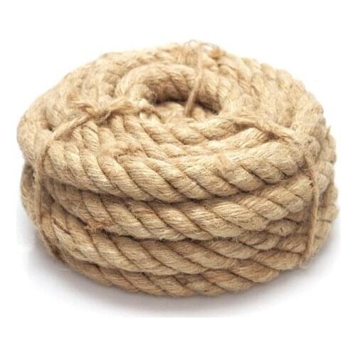 Dimka Jute Rope 20mm 1 Metre Natural Rope Skipping Rope decoration artificial flower искусственный цветок