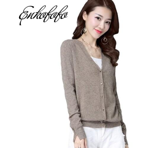 Женские трикотажные кардиганы Enkofofo China At AliExpress