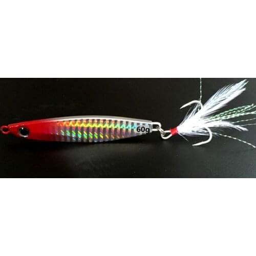 Hot Sale 40g Metal Lure Fishing Spoon Freshwater Fishing Hard LureSliceJigBait Spoon Fishing Tackle Metal Jigging