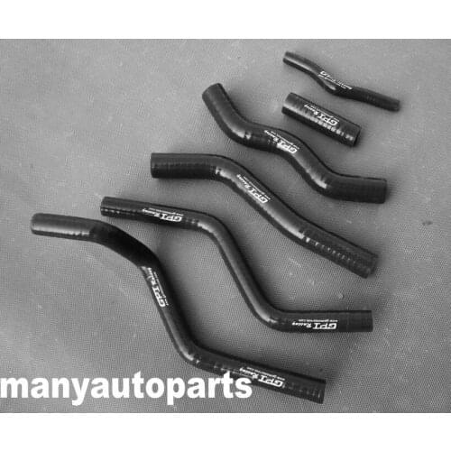 Silicone radiator hose kit for Honda CR125 CR125R 90 91 92 93 94 95 96 97 black