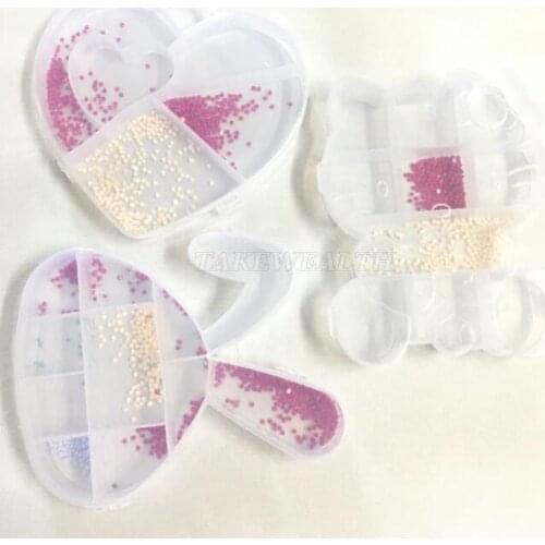 Diamond painting Box Accessories Clear plastic Beads Display Storage Boxes diamond Embroidery tools Accessory tool