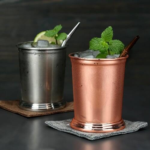 350ml Mint Julep Mug Stainless Steel Cocktail Mug Mixed Drinks Mug Martini Mojito Drink Bar Party Beer Mugs Bar Tool