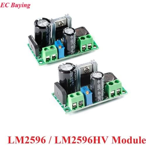 LM2596 LM2596HV AC-DC Buck Step Down Converter Module DC-DC Adjustable Regulated Power Supply Board Step-Down AC to DC 3A