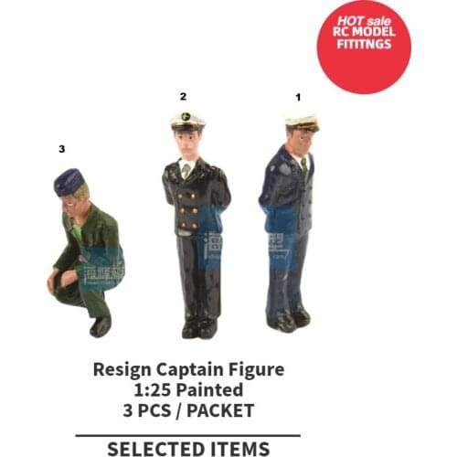 Scale 1/25 captain resin figure RC BOAT FTTINGS -3 PCS /packet