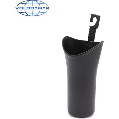 Multifunctional Car Umbrella Storage Bucket Black Plastic Holder Barrel with Hook for Gathering Bottle
