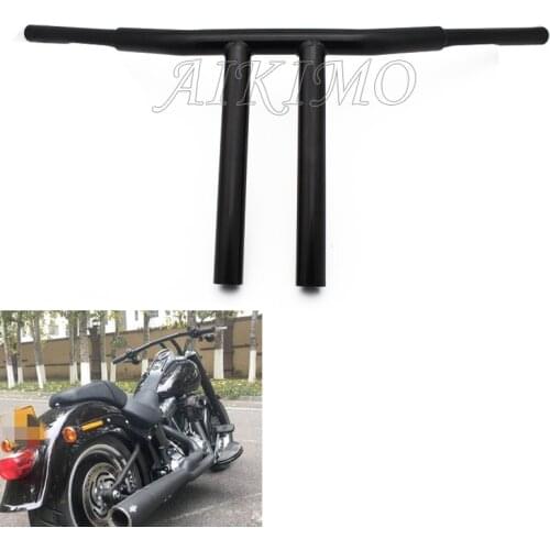 Motorcycle T-Bars 12" Riser Handlebar Drag Bar For Harley FLST FXST Sportster Dyna Softail FXDWG FLHR FLHRC