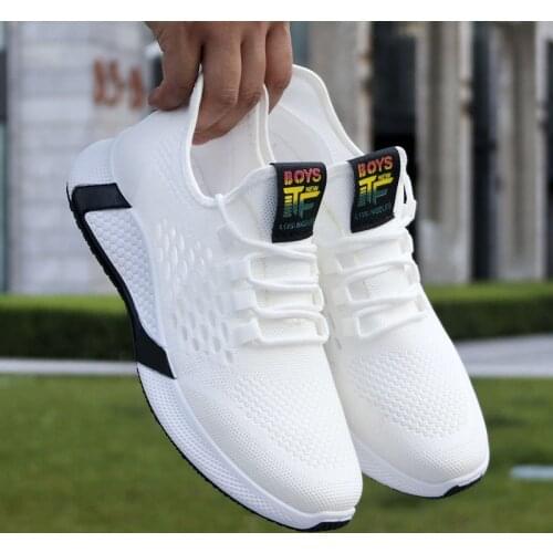 2021 new sports shoes mens breathable casual mesh shoes comfort increase lace-up non-slip low-top running shoes shoes man