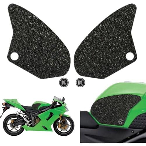 Motorcycle Tank Pad Gas Traction Stickers Pads Fuel Side Knee Grips Protectors Decal For KAWASAKI NINJA ZX-6RR 600 ZX-6R 636