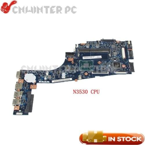 NOKOTION ZBWAA LA-B303P K000891170 For toshiba Satellite C50 C55-B Laptop Motherboard SR1W2 N3530 CPU onboard