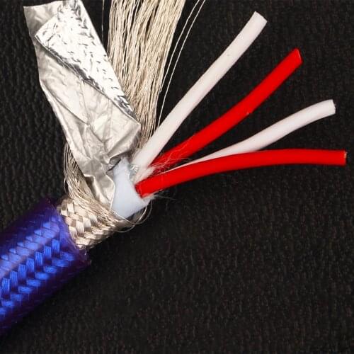 New 7N OCC Silver Plated HiFi Audio Line DIY USB RCA XLR Coaxial BNC Bulk Cable for HiFi Audio Amplifier CD Player