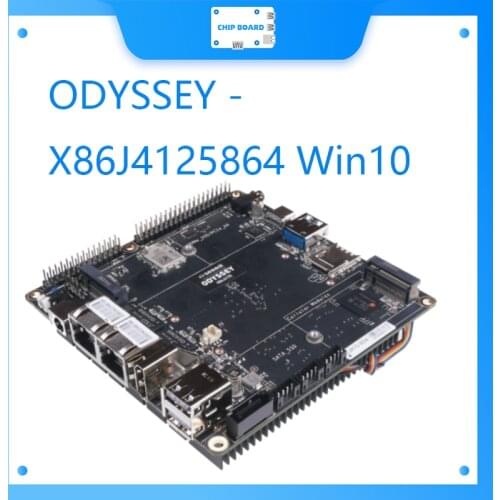 ODYSSEY - X86J4125864 Win10 Enterprise Activated Mini PC (Linux and Arduino Core) with 8GB RAM + 64GB eMMC (TELEC)