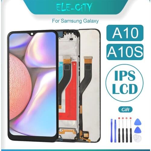 OEM 6.2'' For Samsung Galaxy A10 A10s IPS LCD Touch Screen Display With Digitizer Frame Assembly Replacement No Dead Pixel New