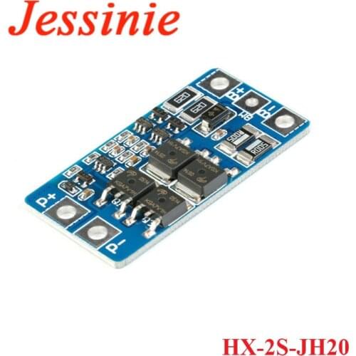 2S 10A 7.4V 18650 Lithium Battery Protection Board with 8.4V Balance Function Charger Protect Module DIY BMS PCM PCB