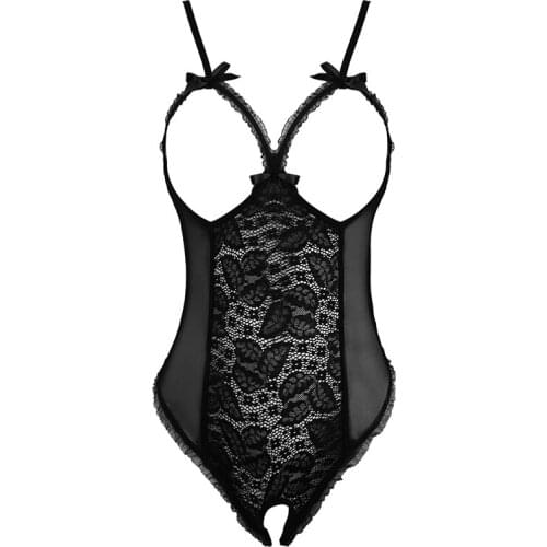 Joyaria Sexy Teddy Lingerie for Women Lace One Piece Bodysuit One Piece Bodysuit Nighties Sleepwear Nightwear