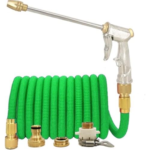 Best Selling Garden Hose Telescopic Watering Hose Nozzle Magic TPE Hose With Faucet Connector EU High Pressure Car Wash Hose