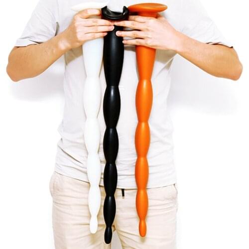 Super Soft Beads Anal Plug Dildo Masturbator Intimate Goods Anus Dilator Anus Expander Prostate Massager Sex Toys Women Men