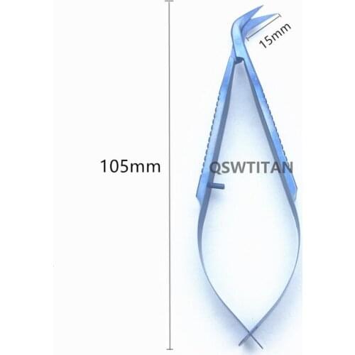 Titanium 105mm Castroviejo Keratoplasty Scissors ophthalmic surgical Scissors