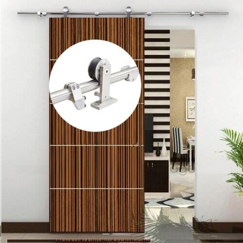 Top mounting Stainless steel sliding barn door hardware