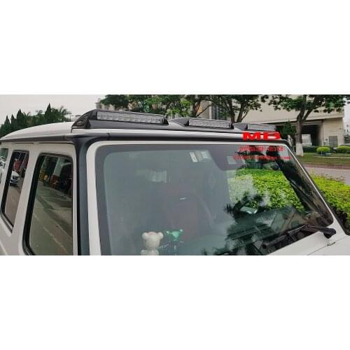 W463A W464 g350 g500 g550 g63 G-class M style dry carbon three led light bar 2018-2020 g wagon roof spoiler