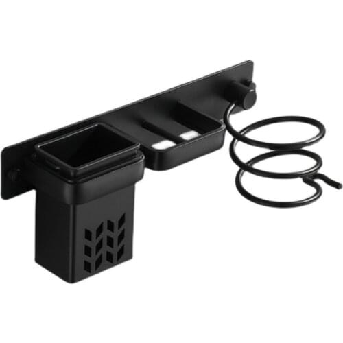 Hair Styling Care Tool Storage Box, Multifunctional Space-Saving Storage Bracket with Plug Hook and Storage Rack