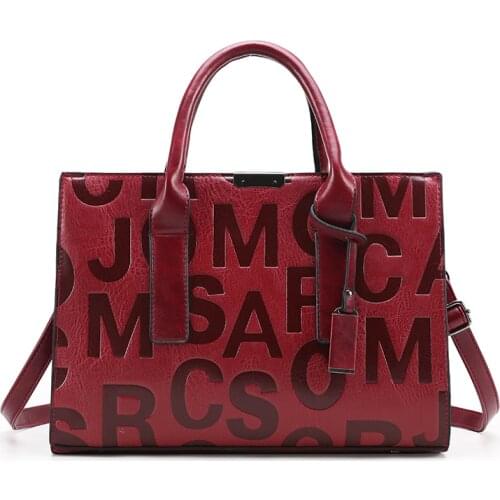 High Quality Large Capacity Women Pu Leather Handbags Tote Bags Fashion Ladies Shoulder Messenger Bags Casual Crossbody Bag New