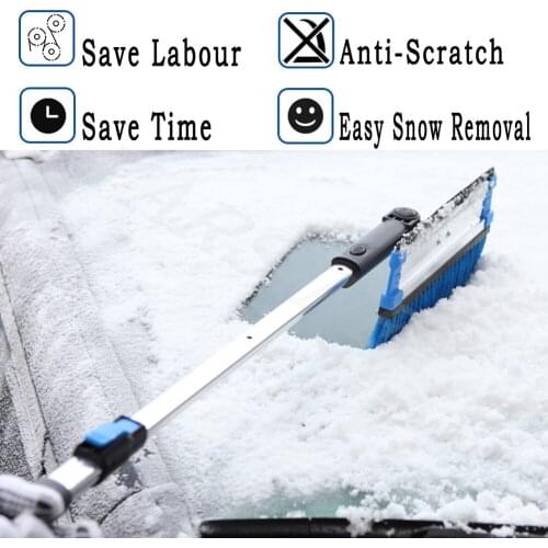 Winter Car Accessories Car Windshield Ice Cleaning Tools Removable Car Ice Scraper Window Scraper Snow Remover