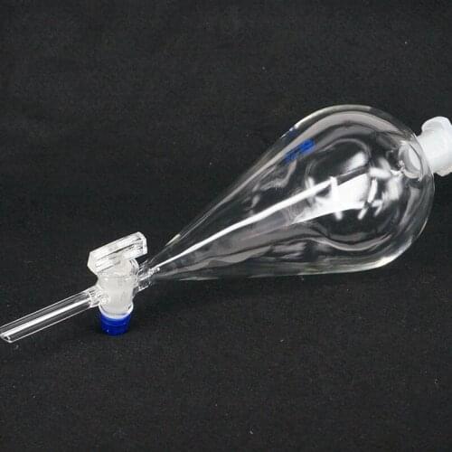 1000ml 24/29 Joint Chemistry Laborotary Glass Pear Shaped Separatory Funnel with Stopcock