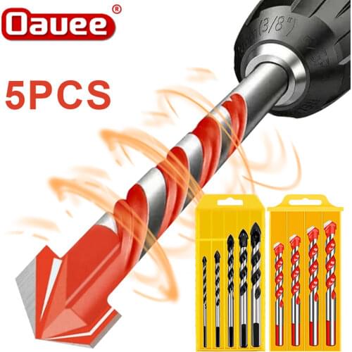 Threaded Triangle Tungsten Steel Wall Tile Concrete Drilling Bit Household Marble Overlord Drill Hand Electric Drill
