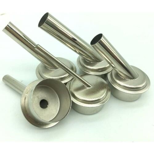 5PCS High Quality 45 Degree Bent curved heat nozzle 3/6/7/9/10mm hot air gun nozzle for quick 861dw solving station