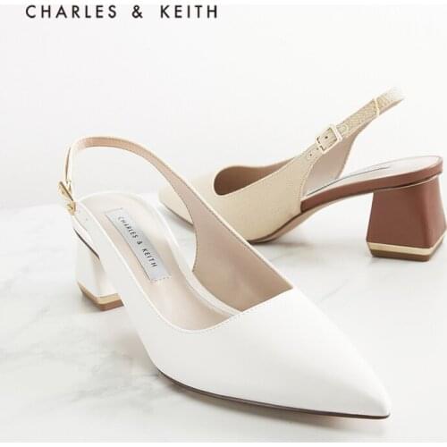 CHARLES＆KEITHNew Arrival for Summer 2021 CK1-60920255Ladies fashion pointed high heels