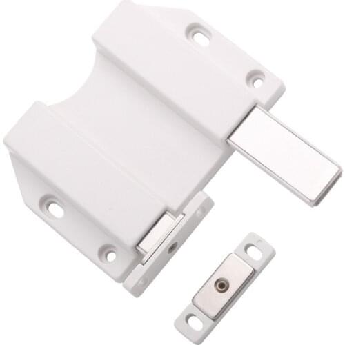 Double Magnetic Touch Press Catch Latch Push to Open Cabinet & Door Latch/Catch Closures for Furniture Cabinet Door Cupboard